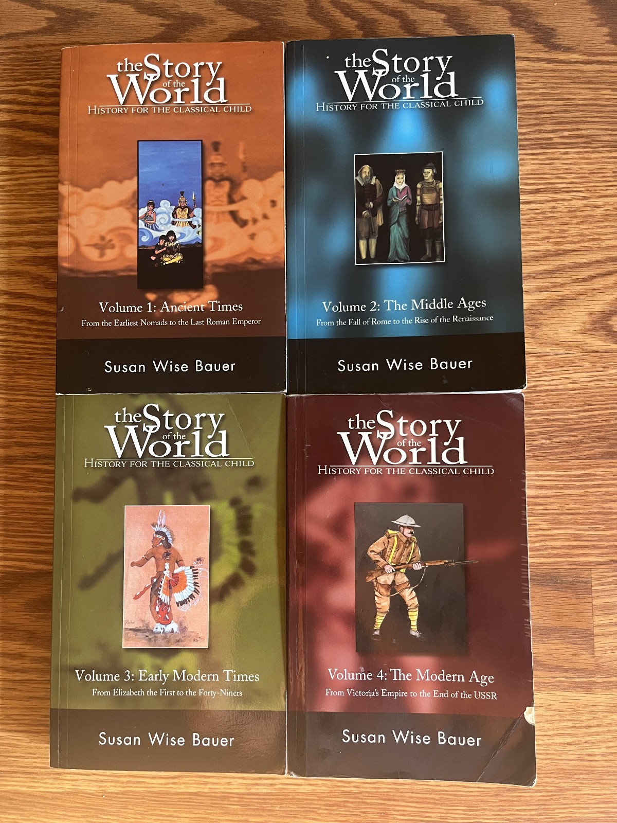The Story of the World Vols 1-4 by Susan Wise Bauer