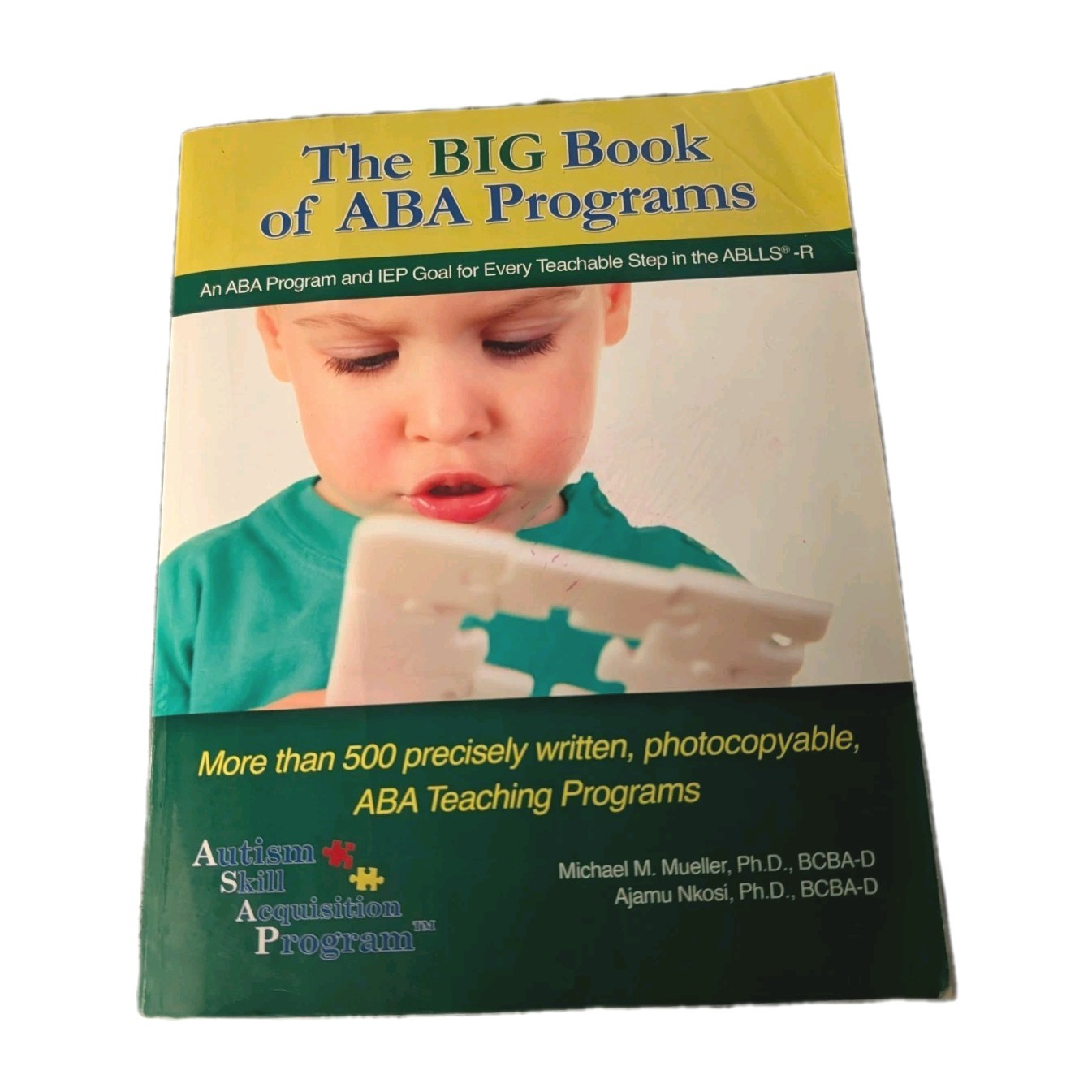 The BIG Book of ABA Programs – Paperback Michael M. Mueller Ph.D. – SEE PHOTOS