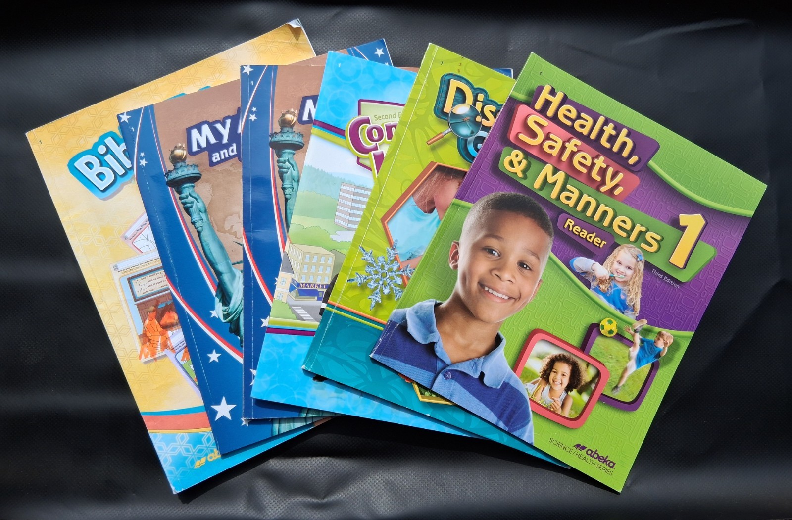 Abeka Grade 1 Lot Bible Friends Readers Activity Books History Science Health H1