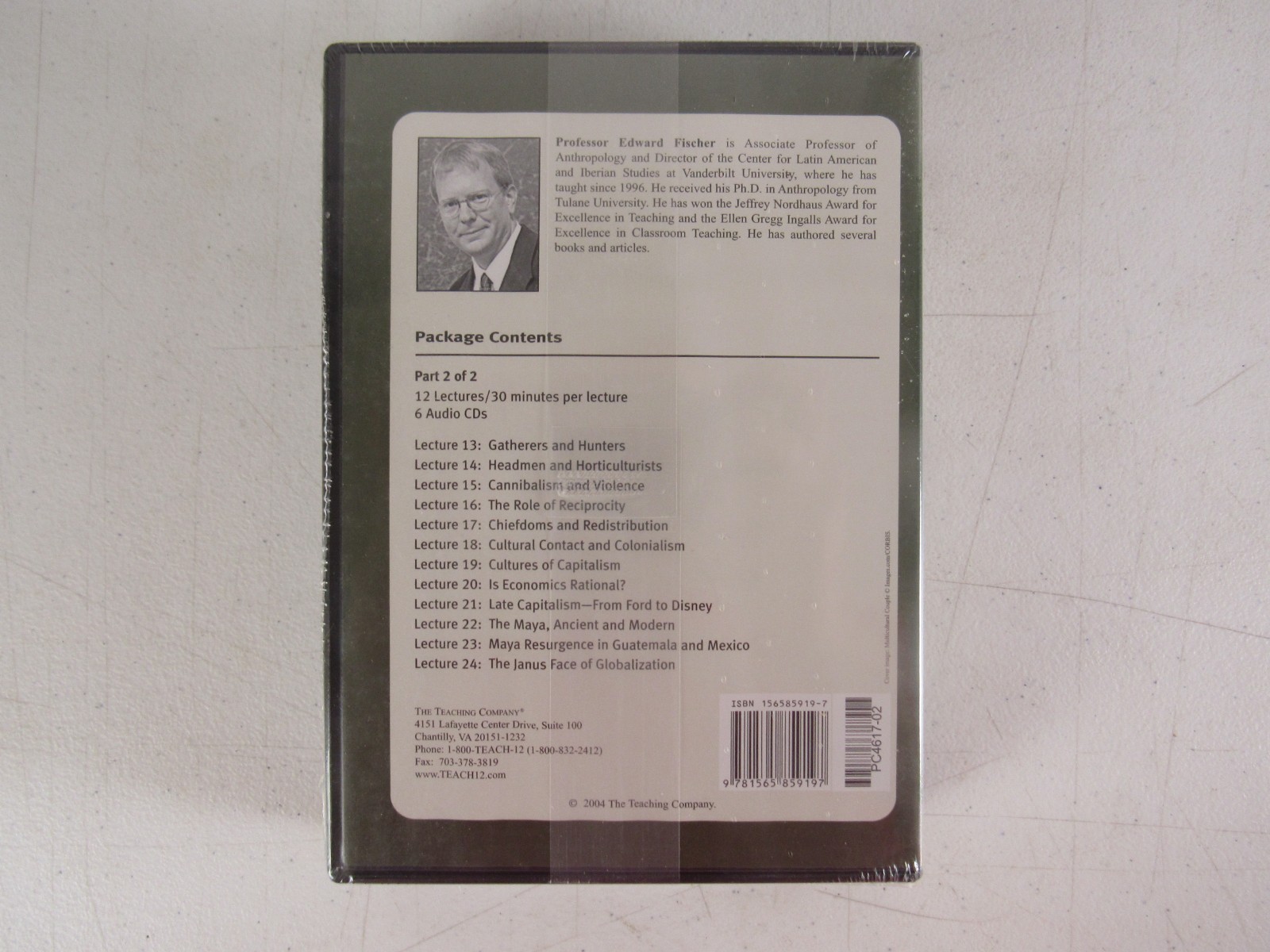 Great Courses Peoples and Cultures of the World Guidebook & CD’s Sealed