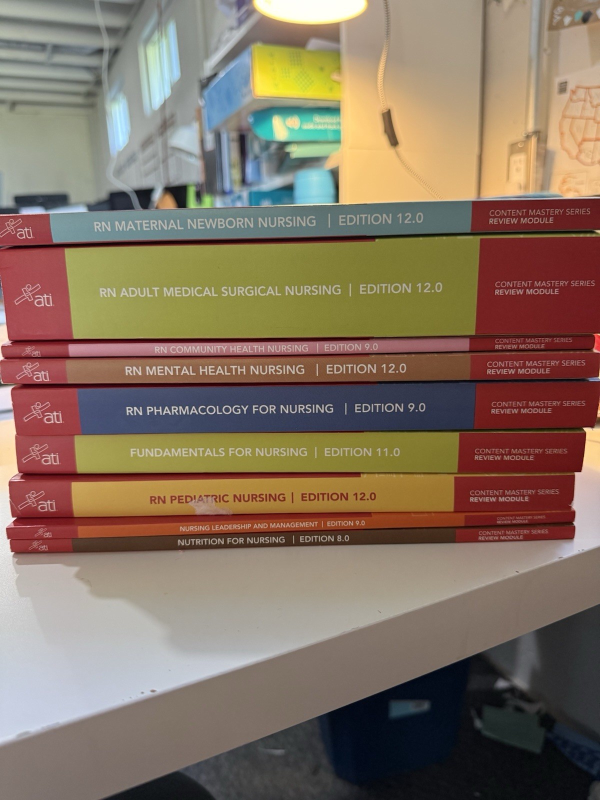 ATI Content Mastery Series Review Module Books. Set Of 9. 2023 Editions