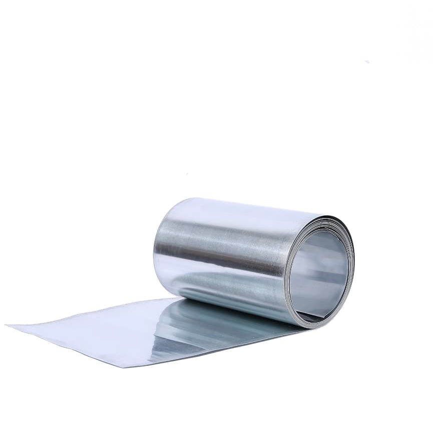 Rectangular High Purity Zinc Sheet 0.1mm Thick | Ideal for Research Projects