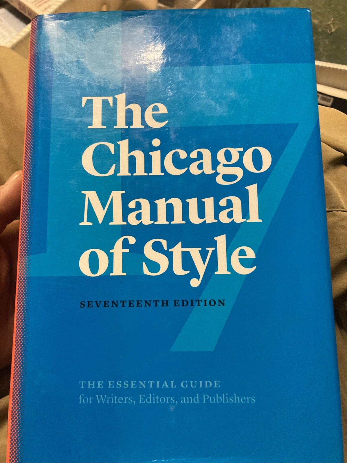 The Chicago Manual of Style, 17th Edition – Hardcover – VERY GOOD