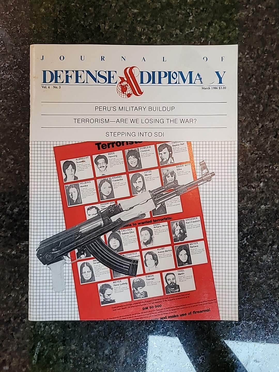 Journal Of Defense & Diplomacy, 1986. Terrorism, SDI, 64 Pages