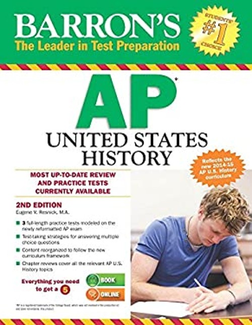 Barron’s AP United States History Paperback Eugene V. Resnick