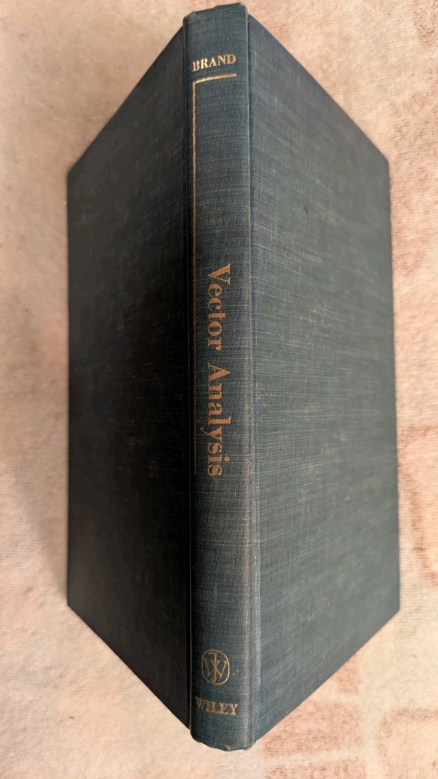 Louis Brand, VECTOR ANALYSIS, 1959, HB, John Wily & Sons, Mathematics, 282 Pages