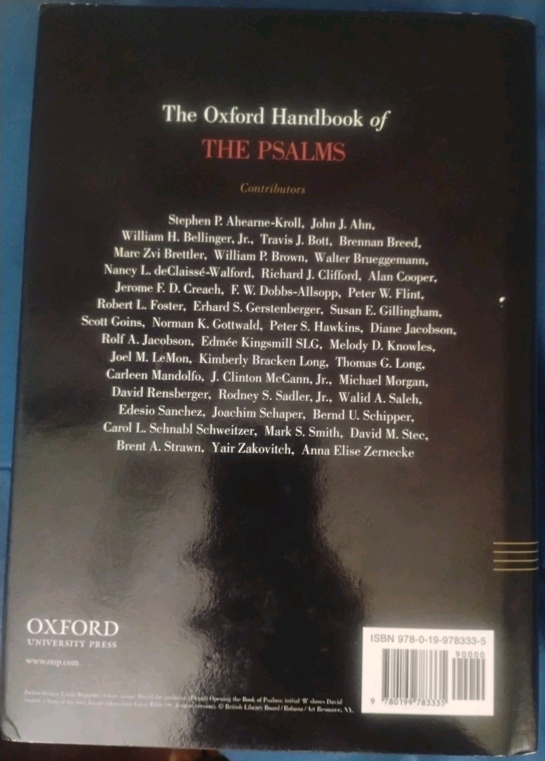 The Oxford Handbook of the Psalms by William P. Brown 2014, HC/DJ Ships Fast