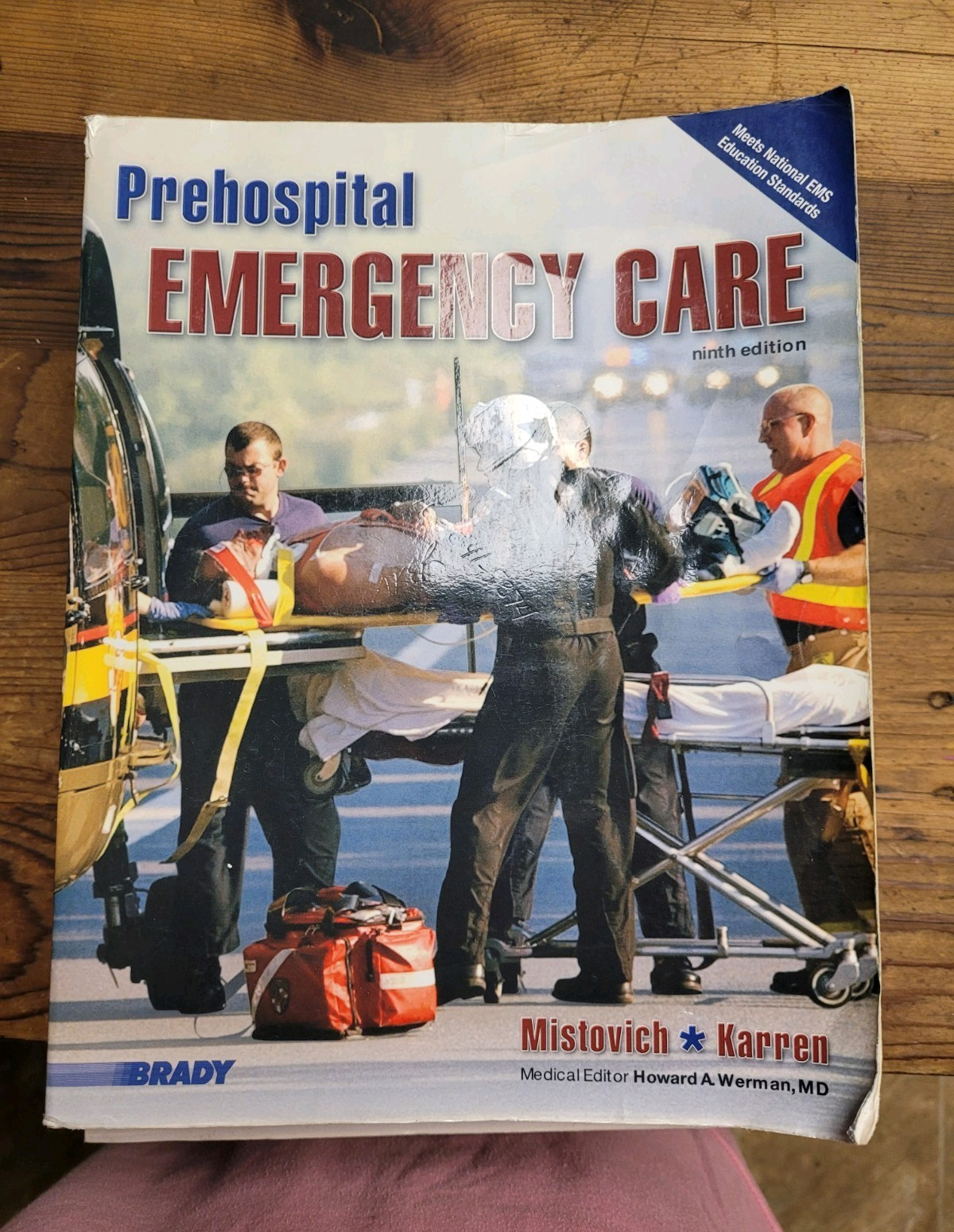 Brady Prehospital Emergency Care 9th Edition Paperback Textbook Mistovich Karren