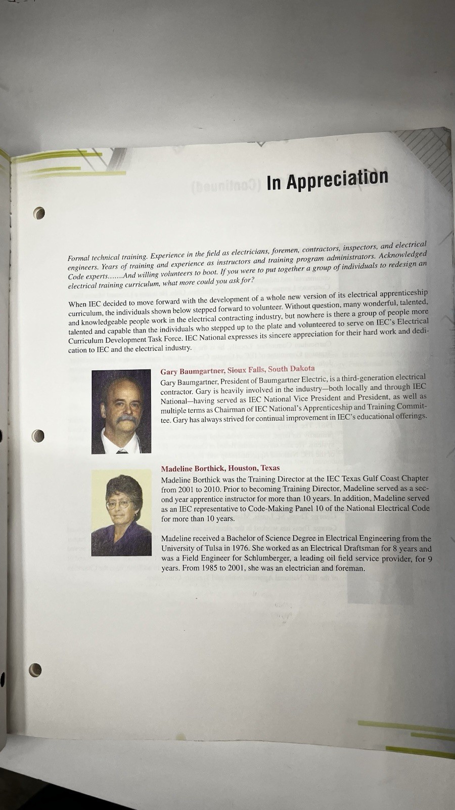IEC Electrical Apprenticeship Curriculum 2018–2019 – Third Year Student Manual