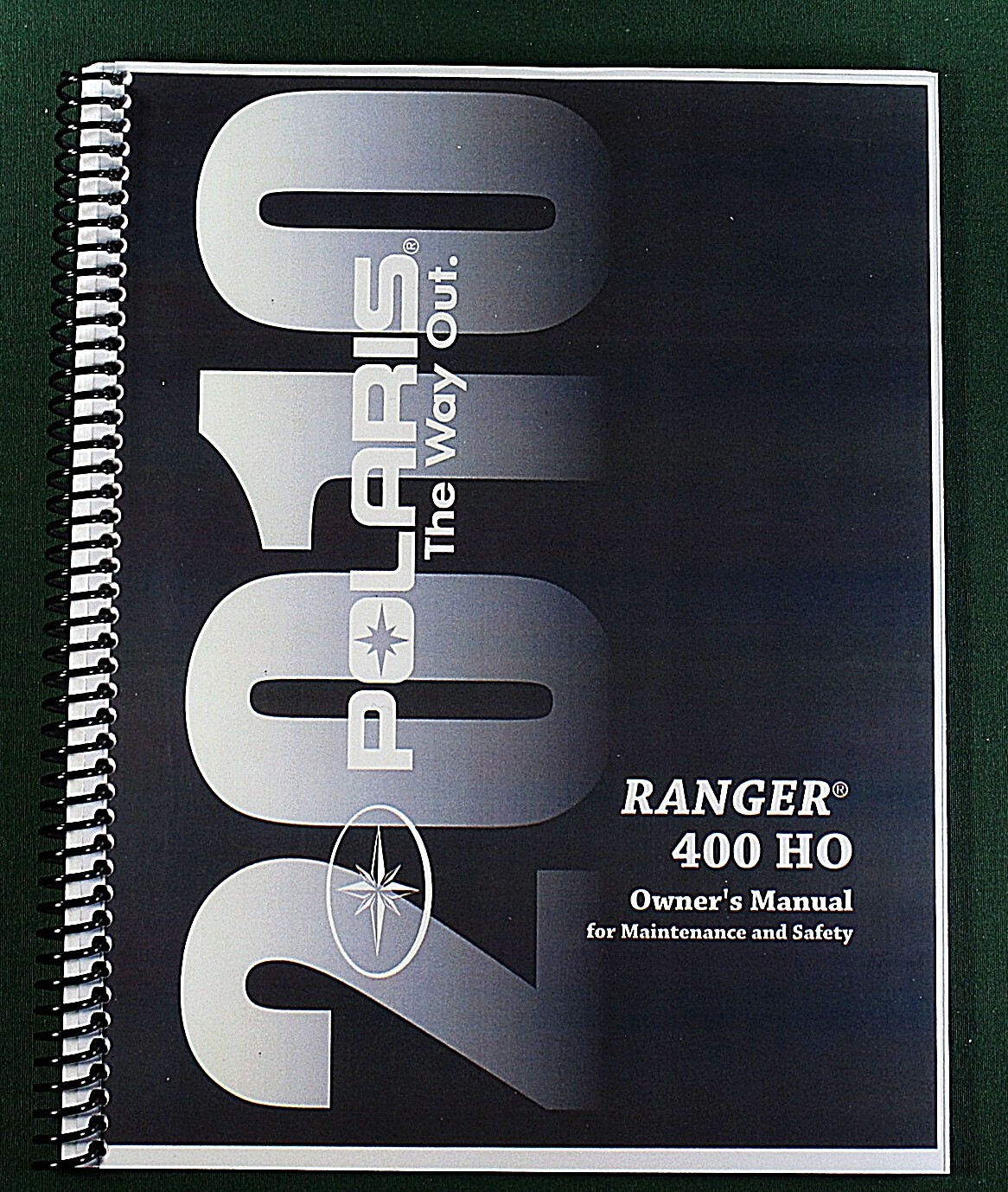 2010 Polaris Ranger 400 HO Owner’s Manual: 118 Pages & Protective Covers!