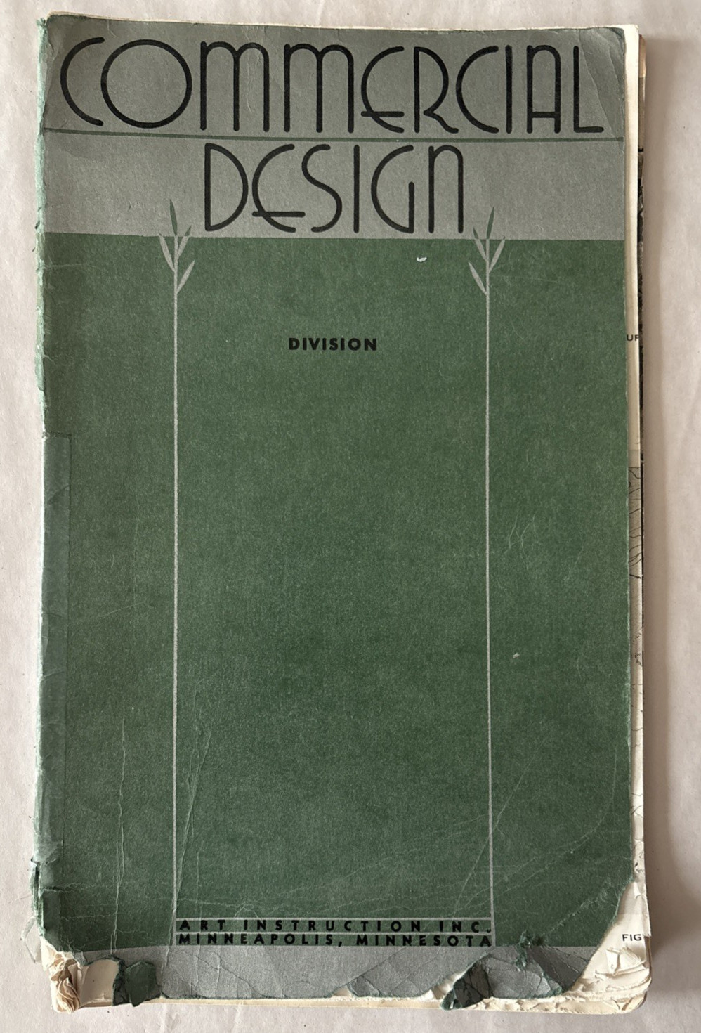 COMMERCIAL DESIGN-LOT of FIVE VINTAGE TEXTBOOKS-1940s