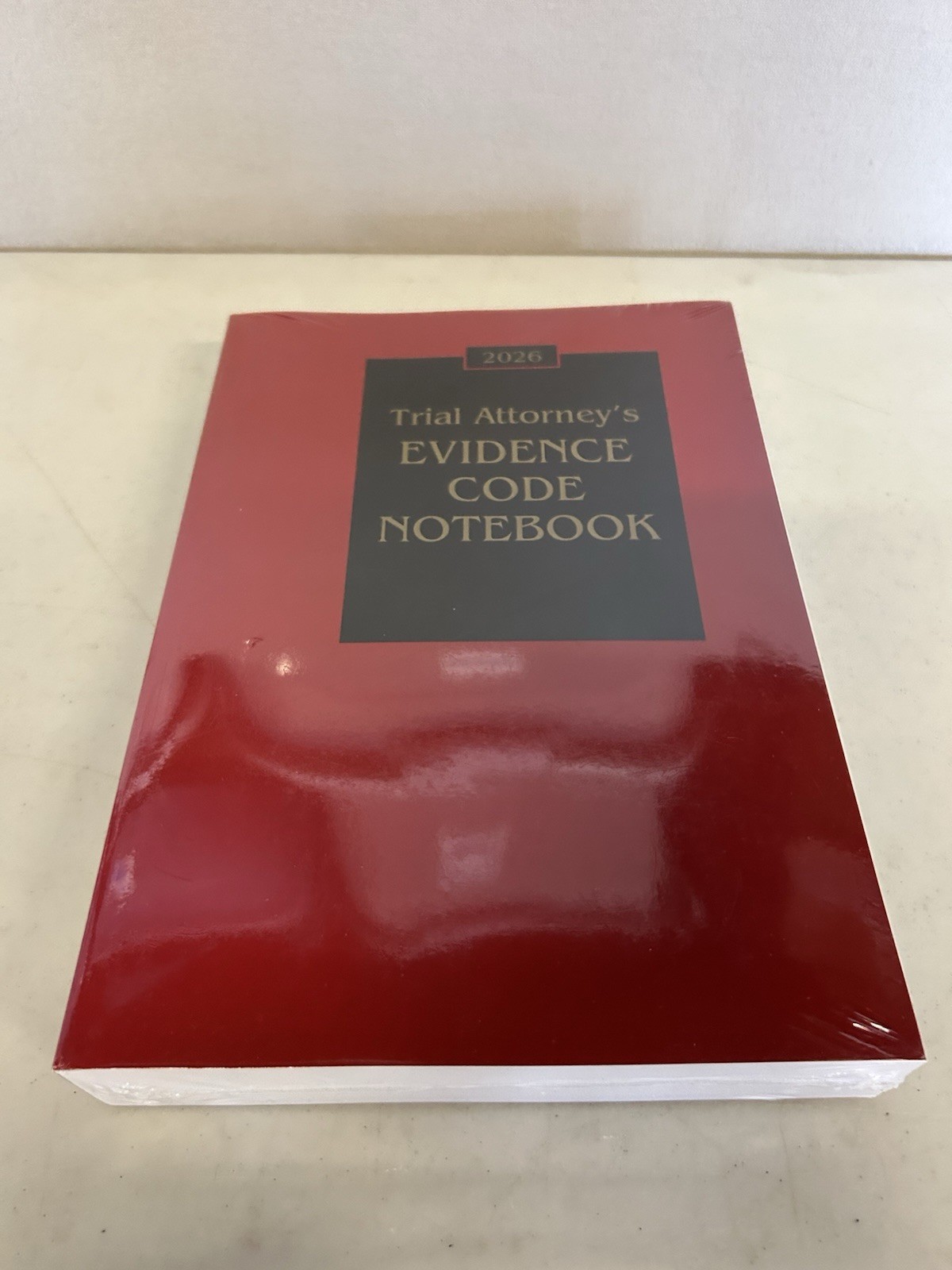 Trial Attorney’s Evidence Code Notebook 2026 Edition CEB New Sealed