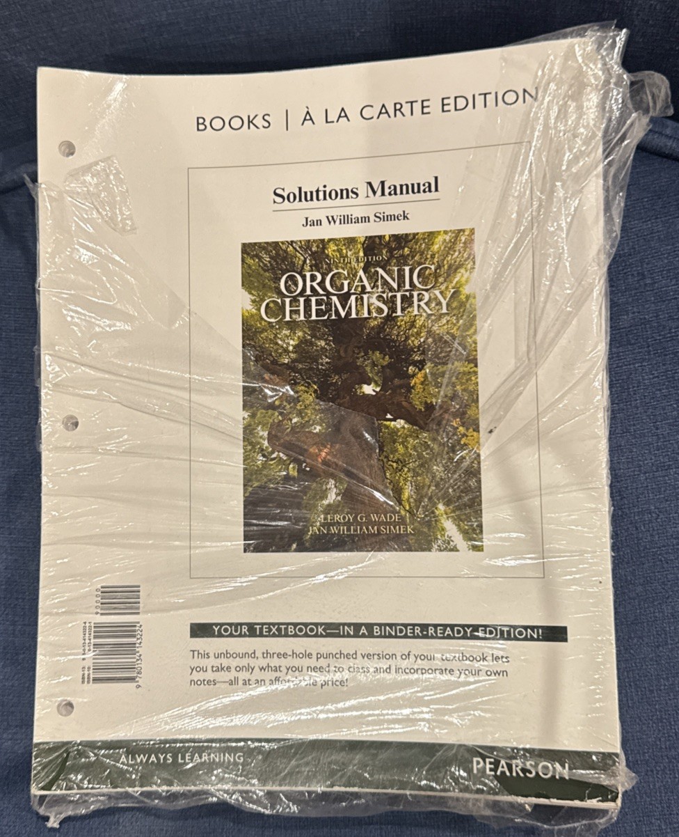 Student Solutions Manual for – Loose Leaf, by Wade Leroy; Simek