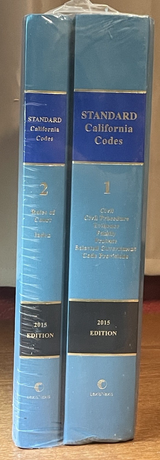 Standard California Codes Six-in-Two 2015 Edition LexisNexis SEALED NEW Book Set