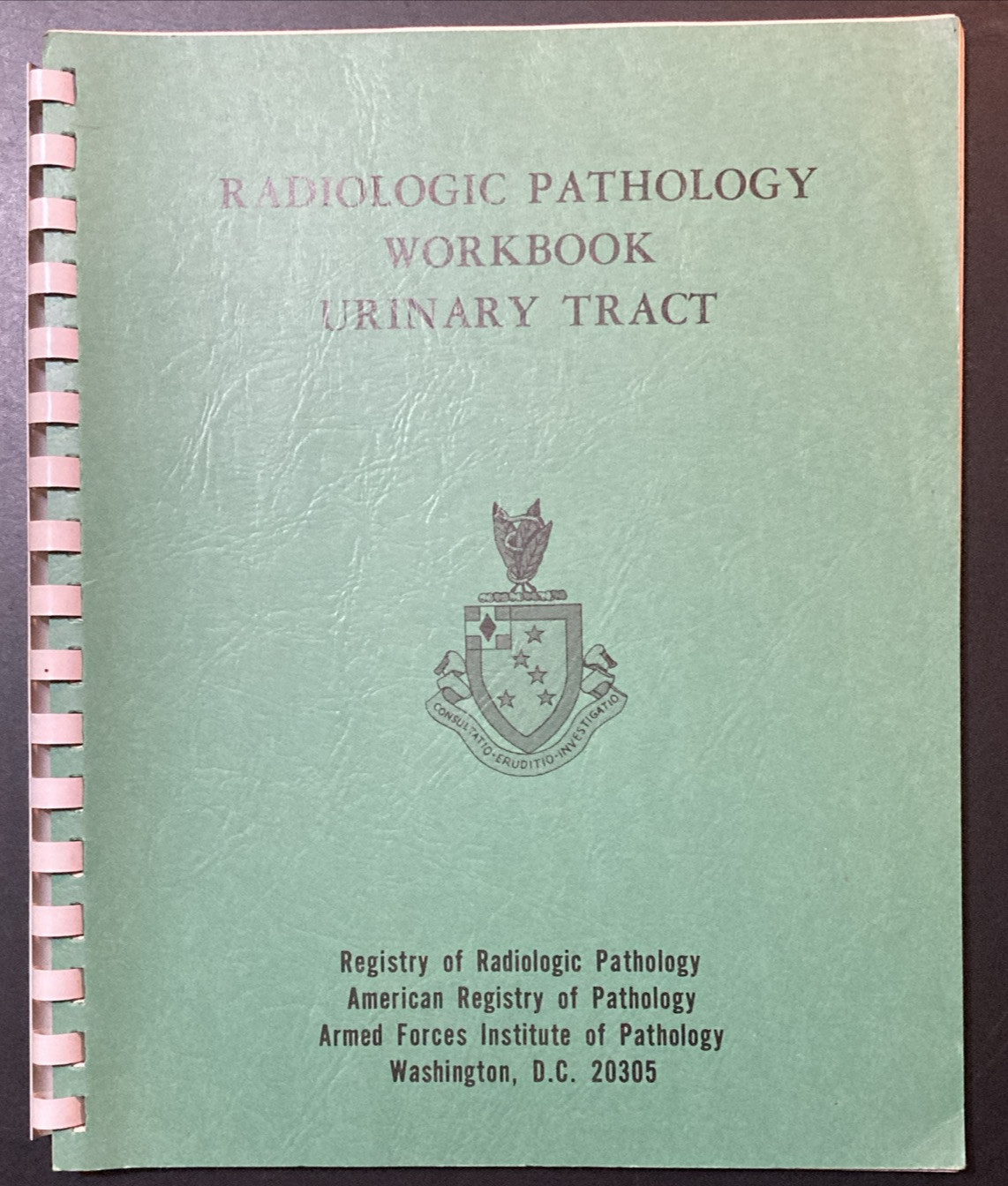 AFIP Urinary Tract Radiologic Pathology Workbook 1966