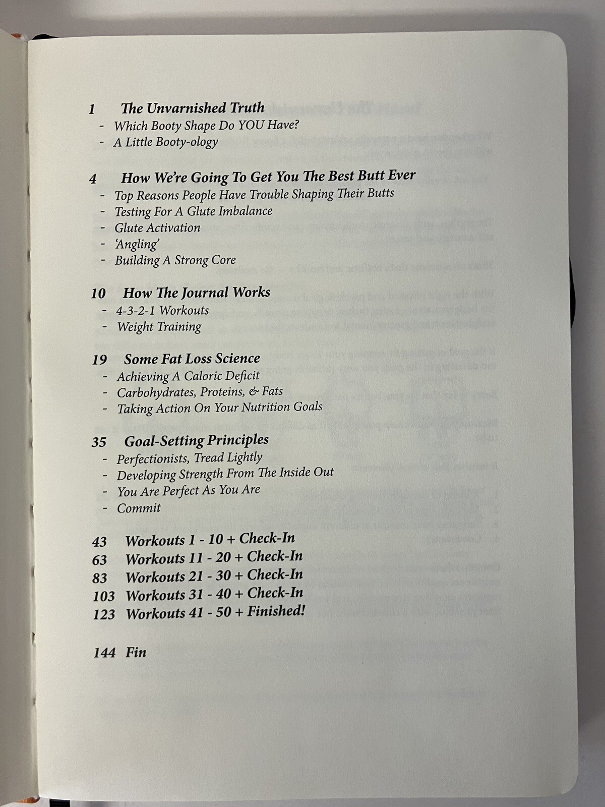 Badass Body Goals The Booty Shaping & Resistance Training Journal 2019 EXCELLENT