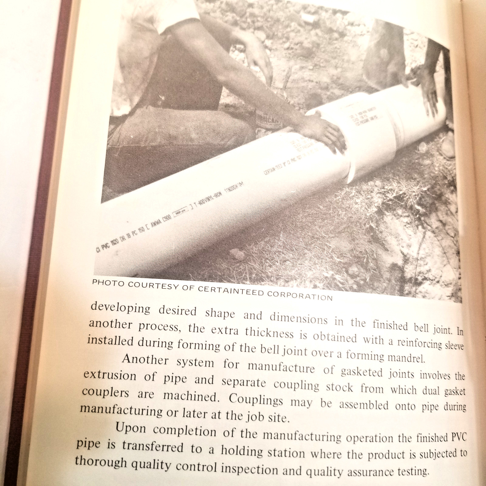 Handbook of PVC Pipe Design and Construction Hardback Book Vintage 1983 UNI-BELL