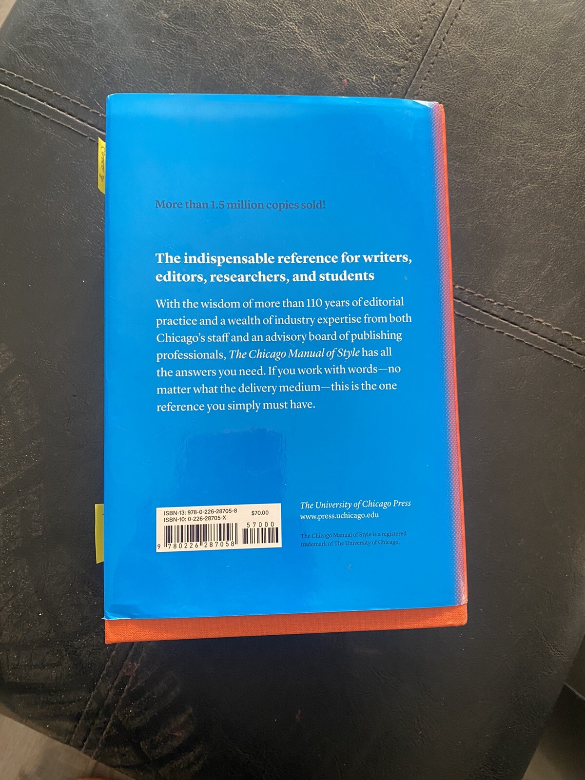 The Chicago Manual of Style HARDCOVER by The University of Chicago