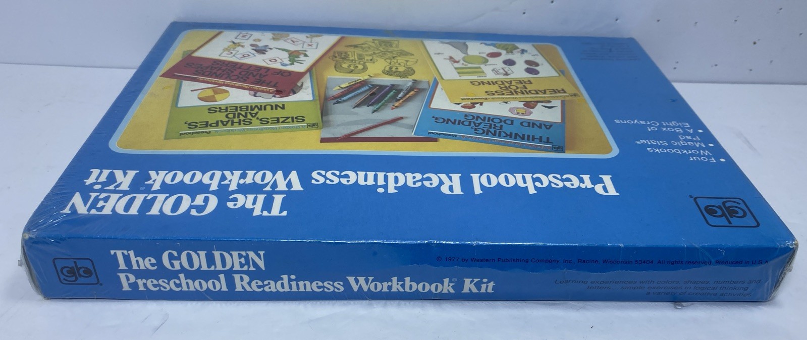Vintage 1977 Golden Readiness Workbook Preschool Reading Kit SEALED BRAND NEW