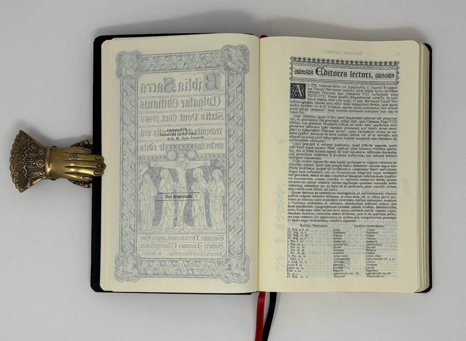 Biblia Sacra Latin Vulgate Clementine Edition Catholic Illustrated Bible Reprint