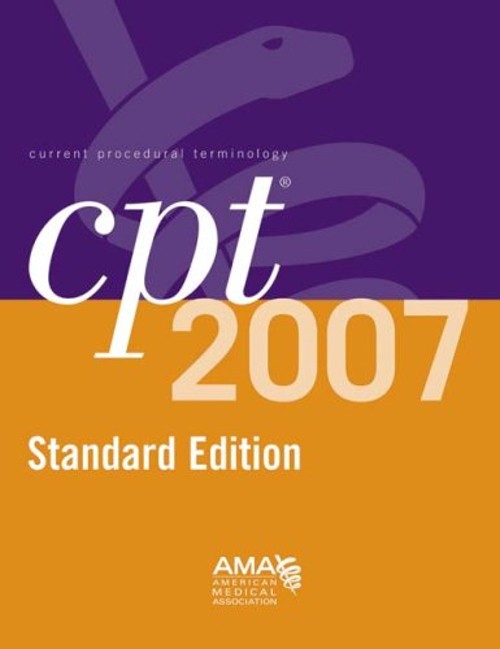 CPT 2007 Standard Edition Paperback American Medical Association