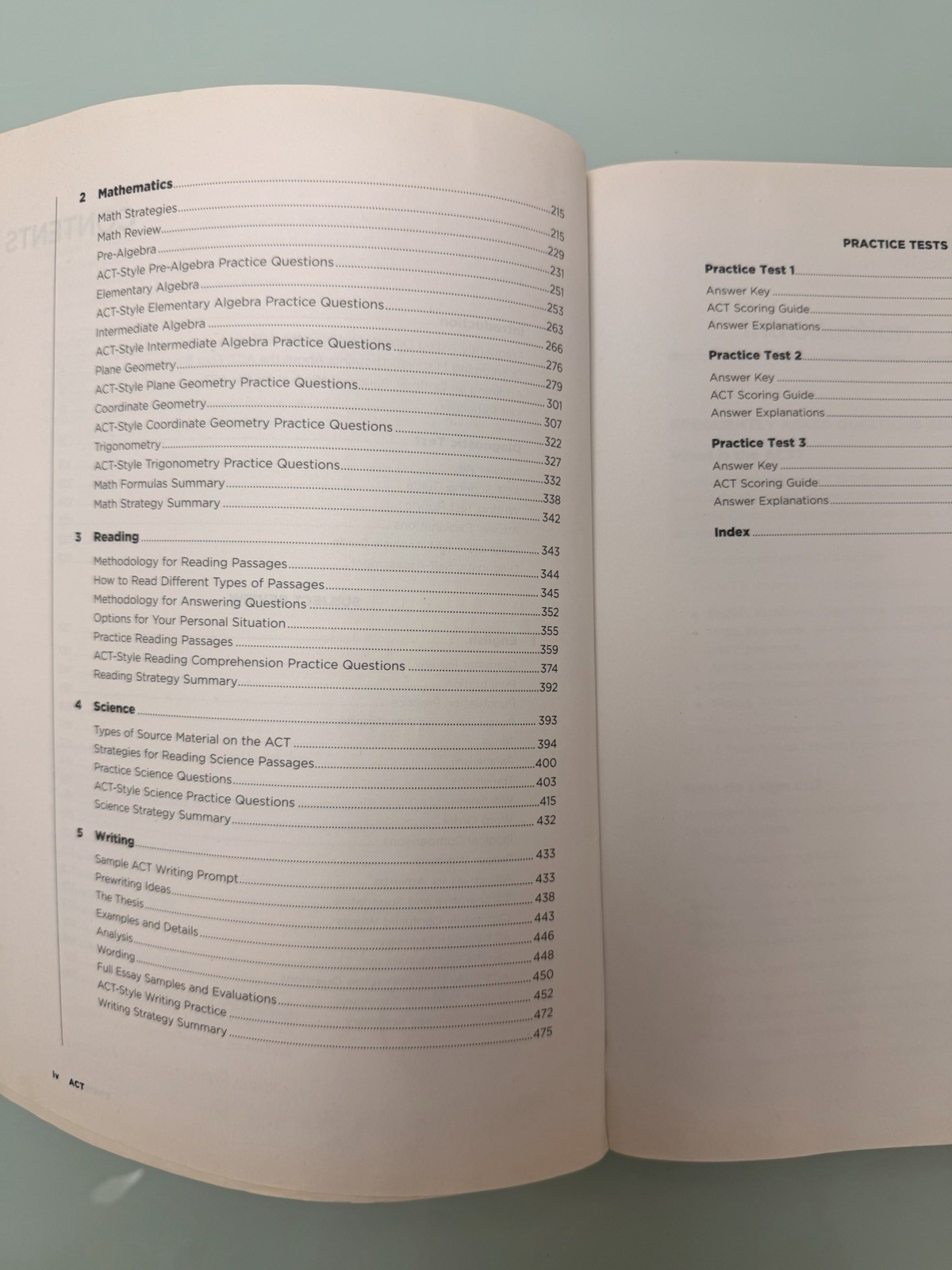Barron’s ACT 2014 Test Prep Book by Brian W. Stewart – Excellent Used Condition