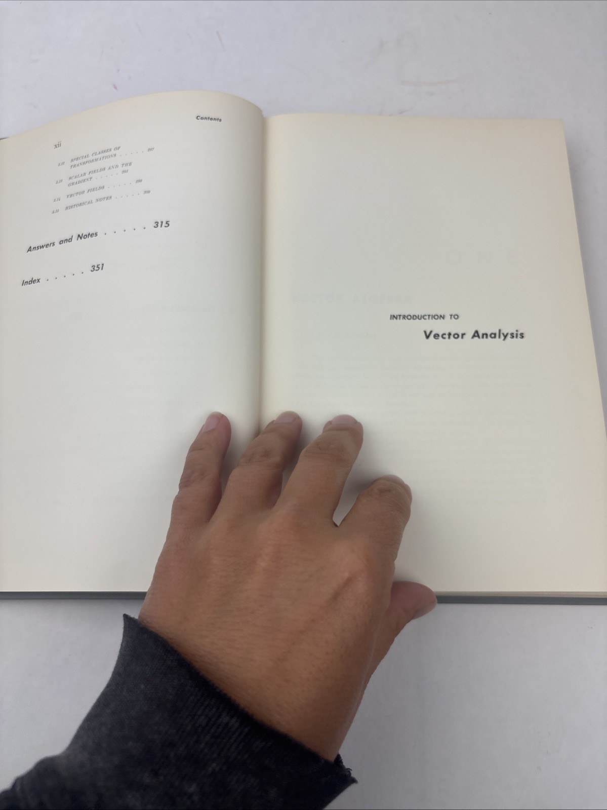 1st ed 1961 Vector Analysis Introduction College Mathematics Series Harry Davis