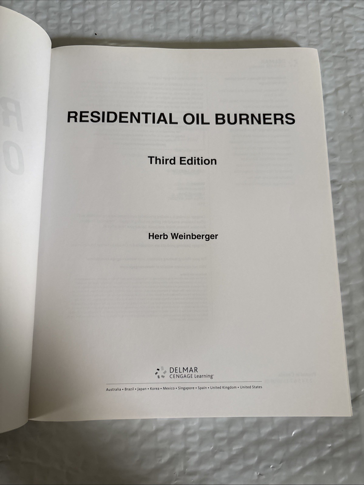 Residential Oil Burners – Paperback, by Weinberger Herb – Good