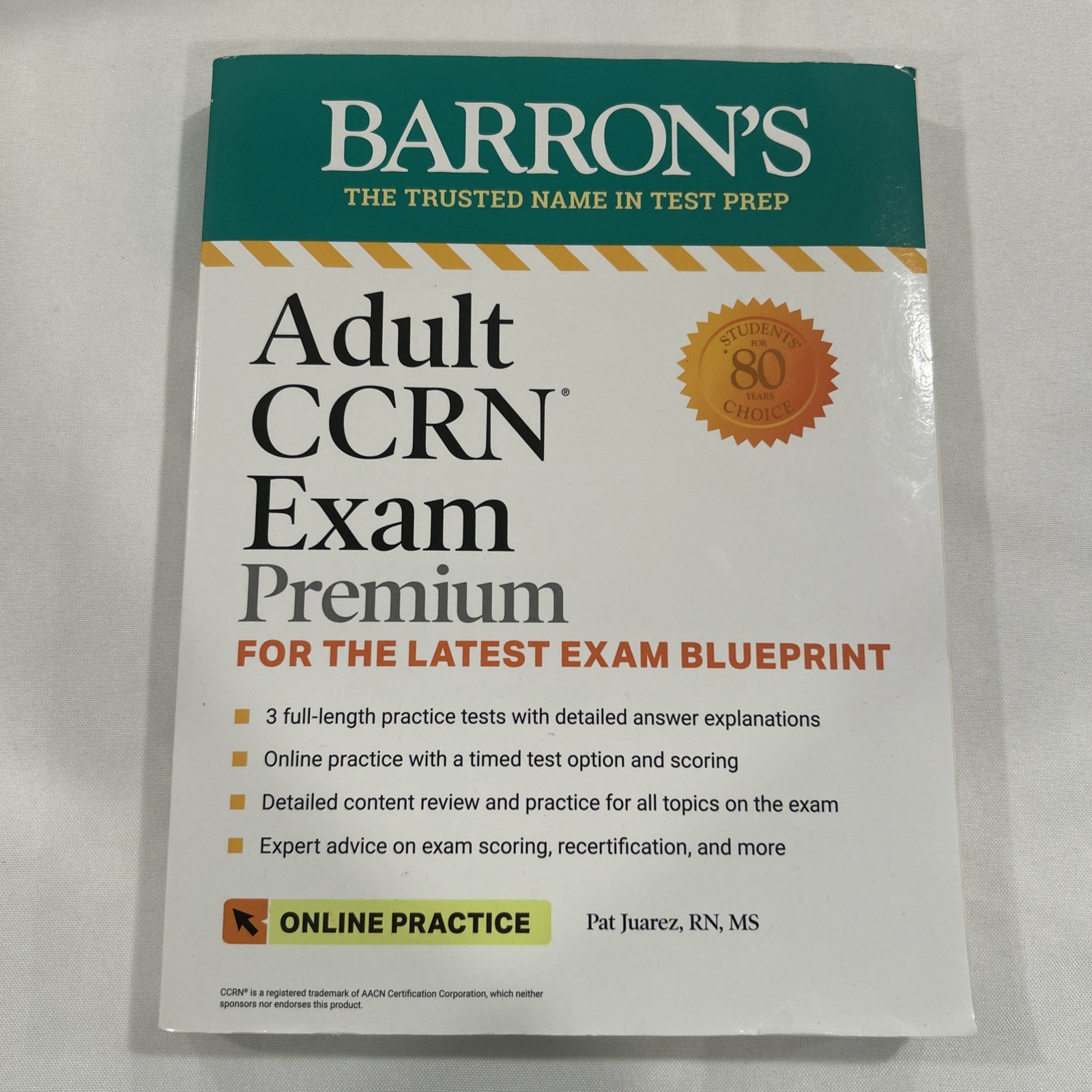 Adult CCRN Exam Premium: Study Guide by Pat Juarez (2022, Trade Paperback)