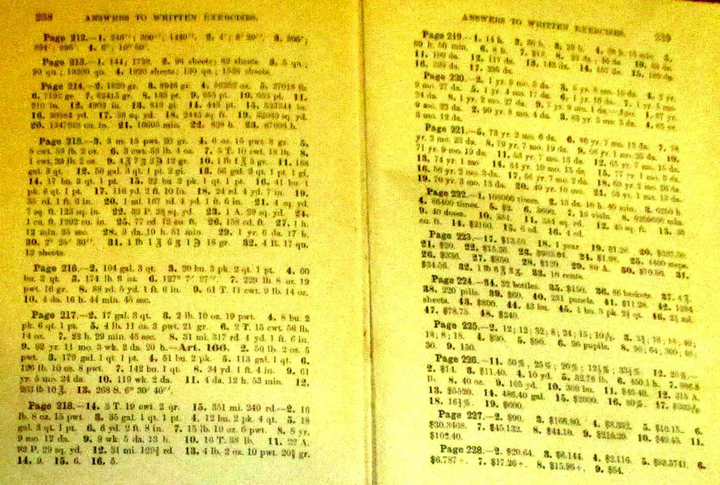 The Normal Rudiments Of Arithmetic Oral and Written 1905 H/C 239 Pages