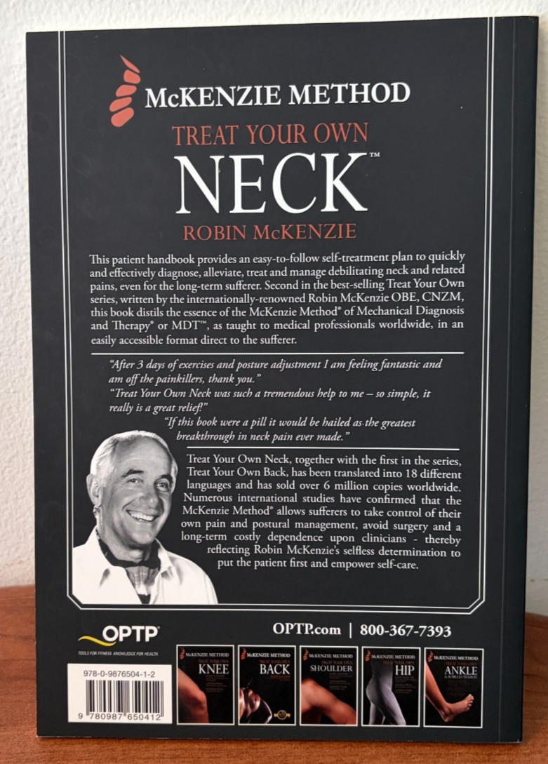 Robin McKenzie Method Treat Your Own Neck