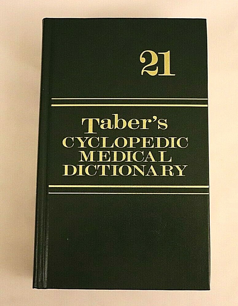 Taber’s Cyclopedic Medical Dictionary by Donald Venes 2009 Hardcover Reference