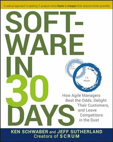 Software in 30 Days: How – Paperback, by Schwaber Ken; Sutherland – Very Good x
