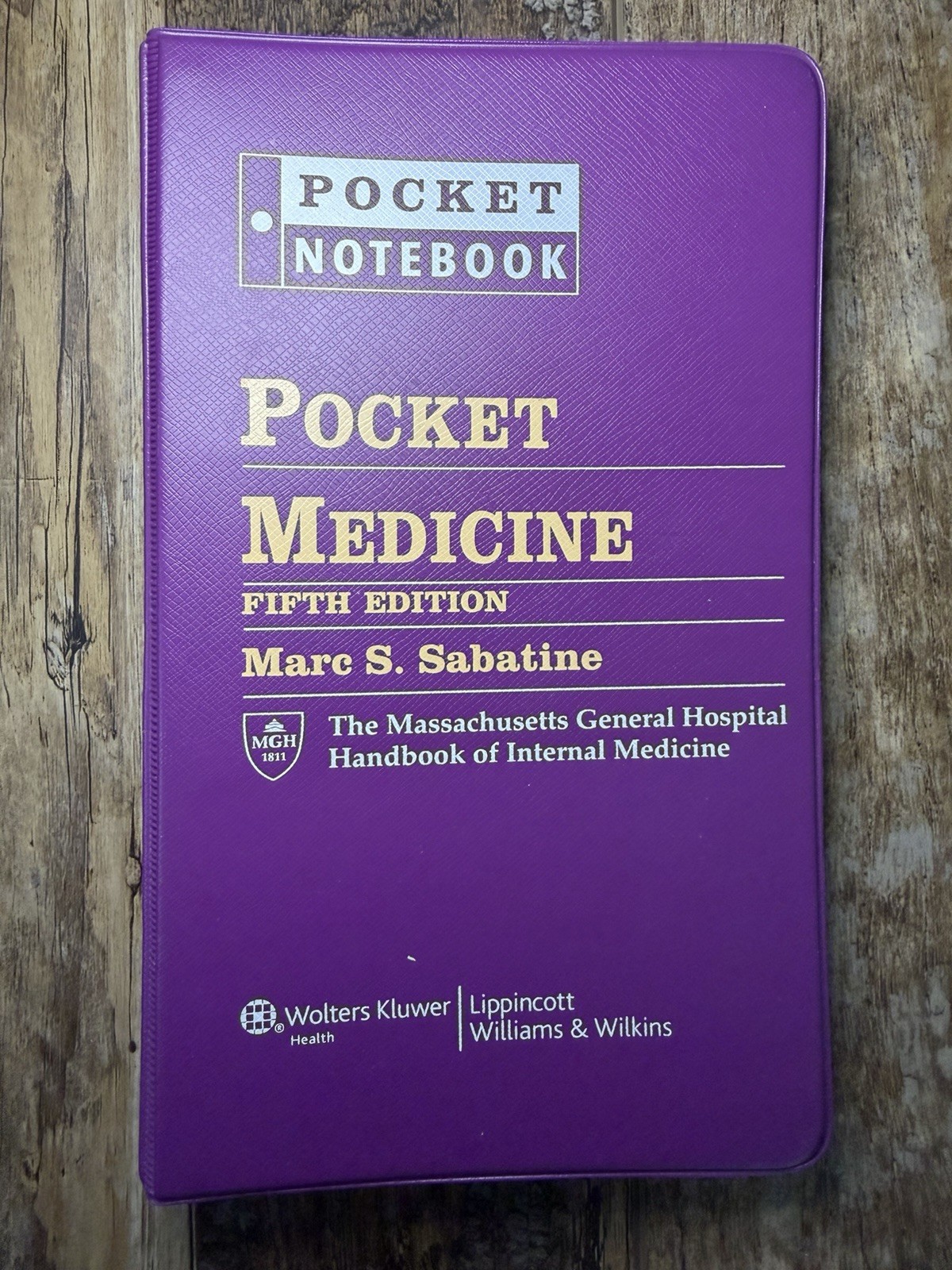 Pocket Medicine 5th Edition Marc S Sabatine MGH Handbook 2014 7.5” x 4.5”