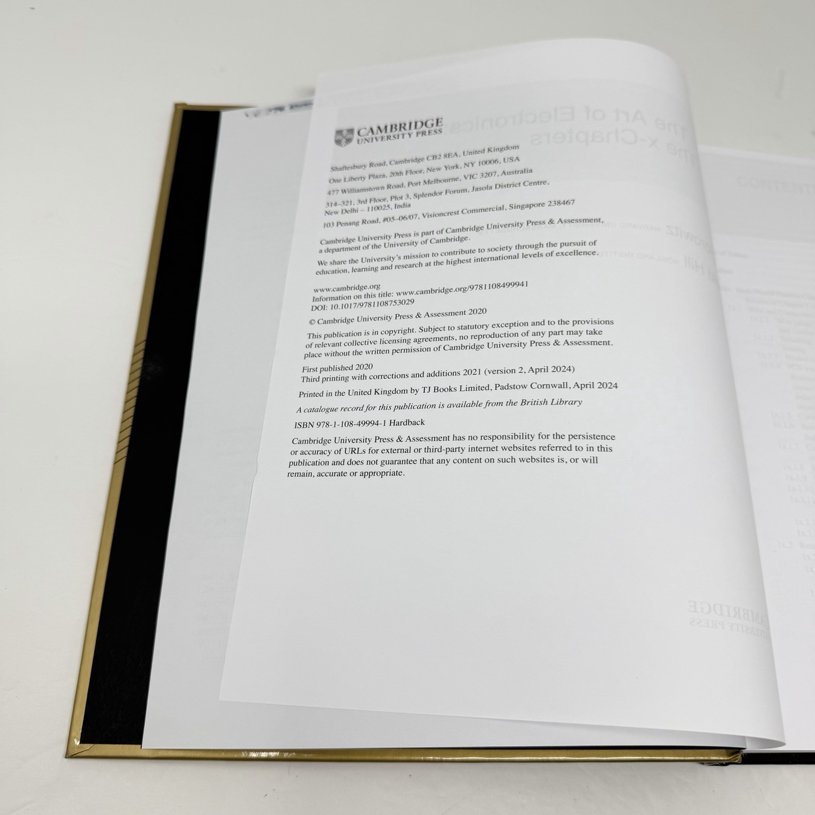 The Art of Electronics 3rd Edition Improved by Horowitz & Hill Textbook