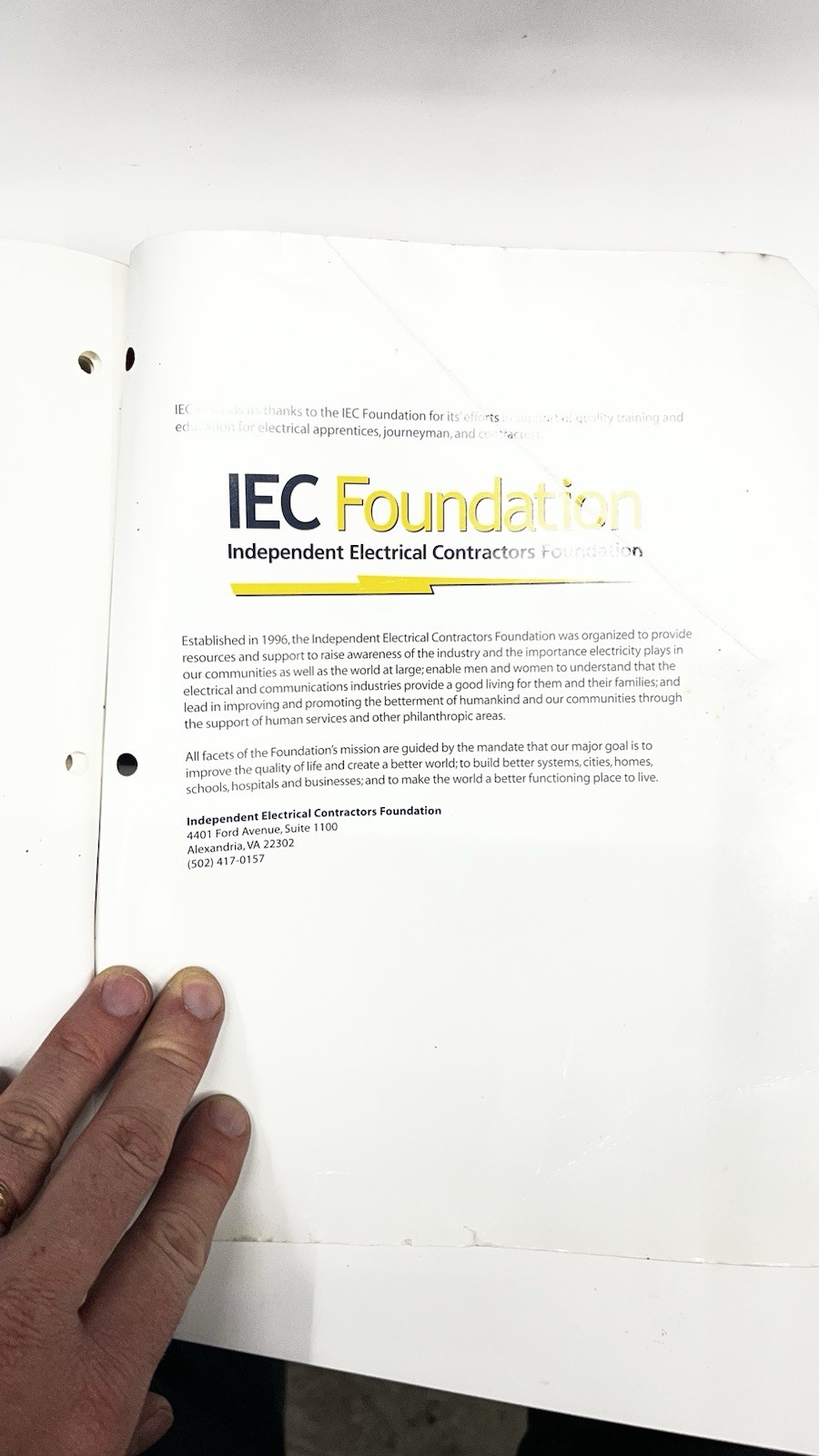IEC Electrical Apprenticeship Curriculum 2018–2019 – Third Year Student Manual