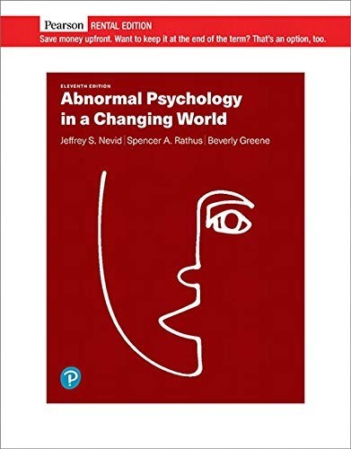 Abnormal Psychology in a Changing W…, Greene, Beverly