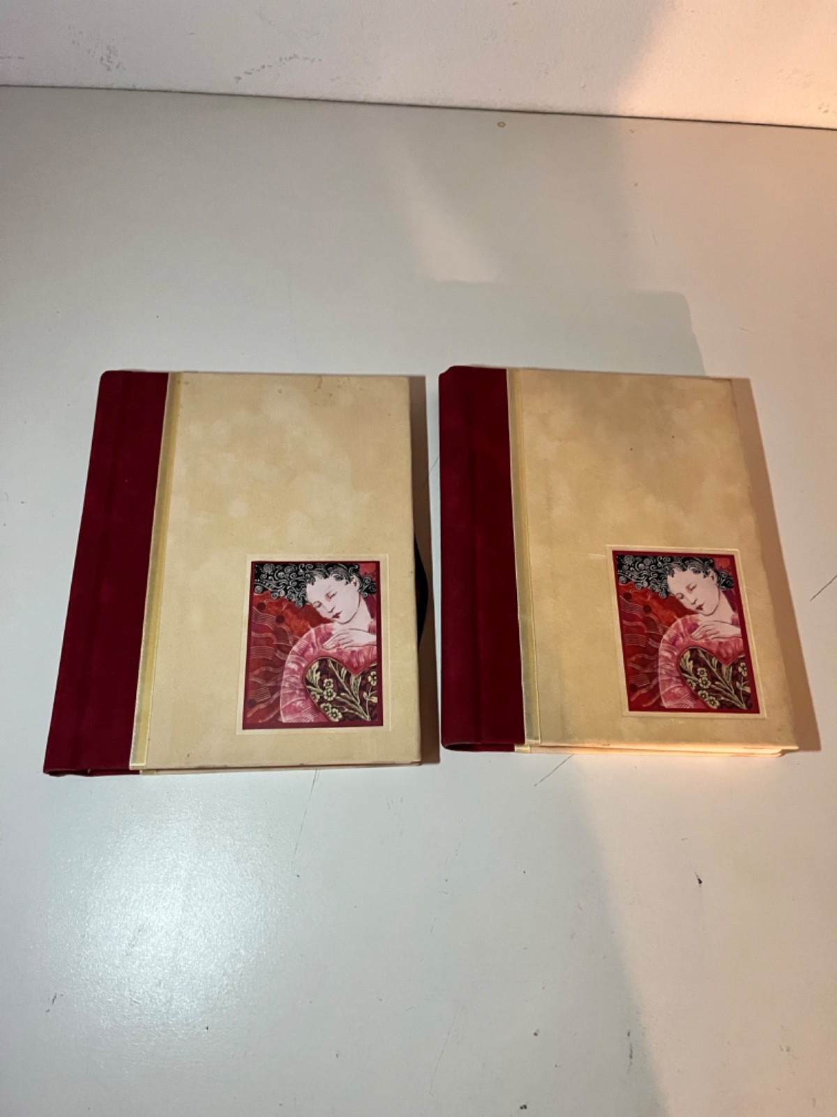 2 SPIRAL JOURNALS FLORAL PRINT PAGES 2004 HAY HOUSE CLEAN NO WRITING