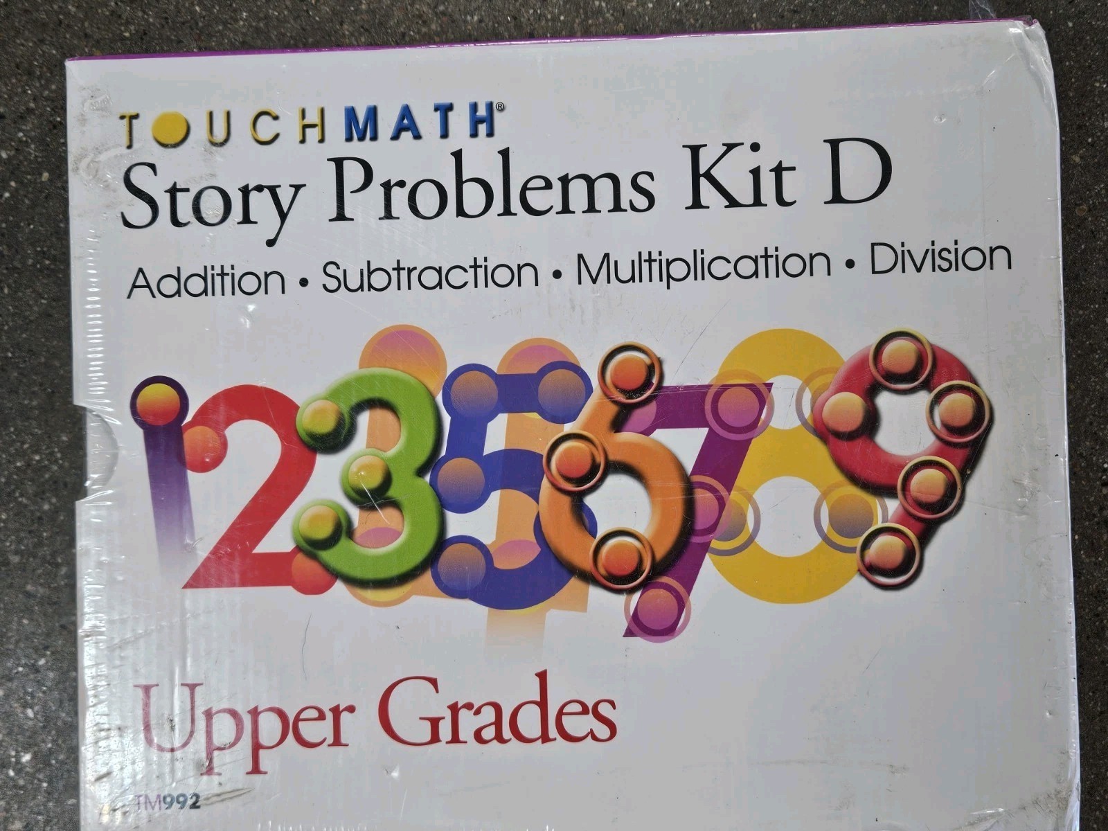 TOUCH MATH TM992 STORY PROBLEMS KIT D UPPER GRADES NEW FACTORY SEALED