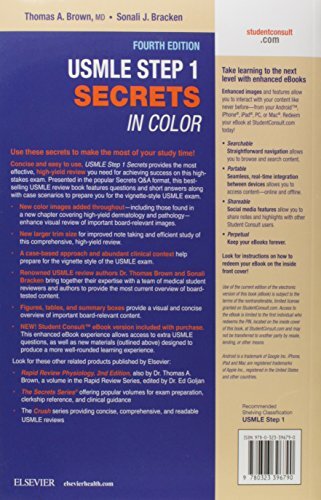 USMLE Step 1 Secrets in Color, 4e