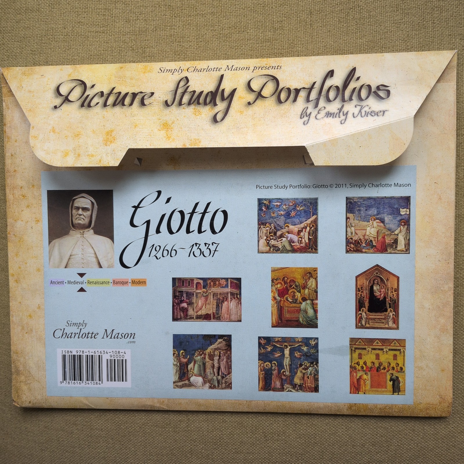 Simply Charlotte Mason Picture Study Portfolios: Giotto COMPLETE Homeschool EXC
