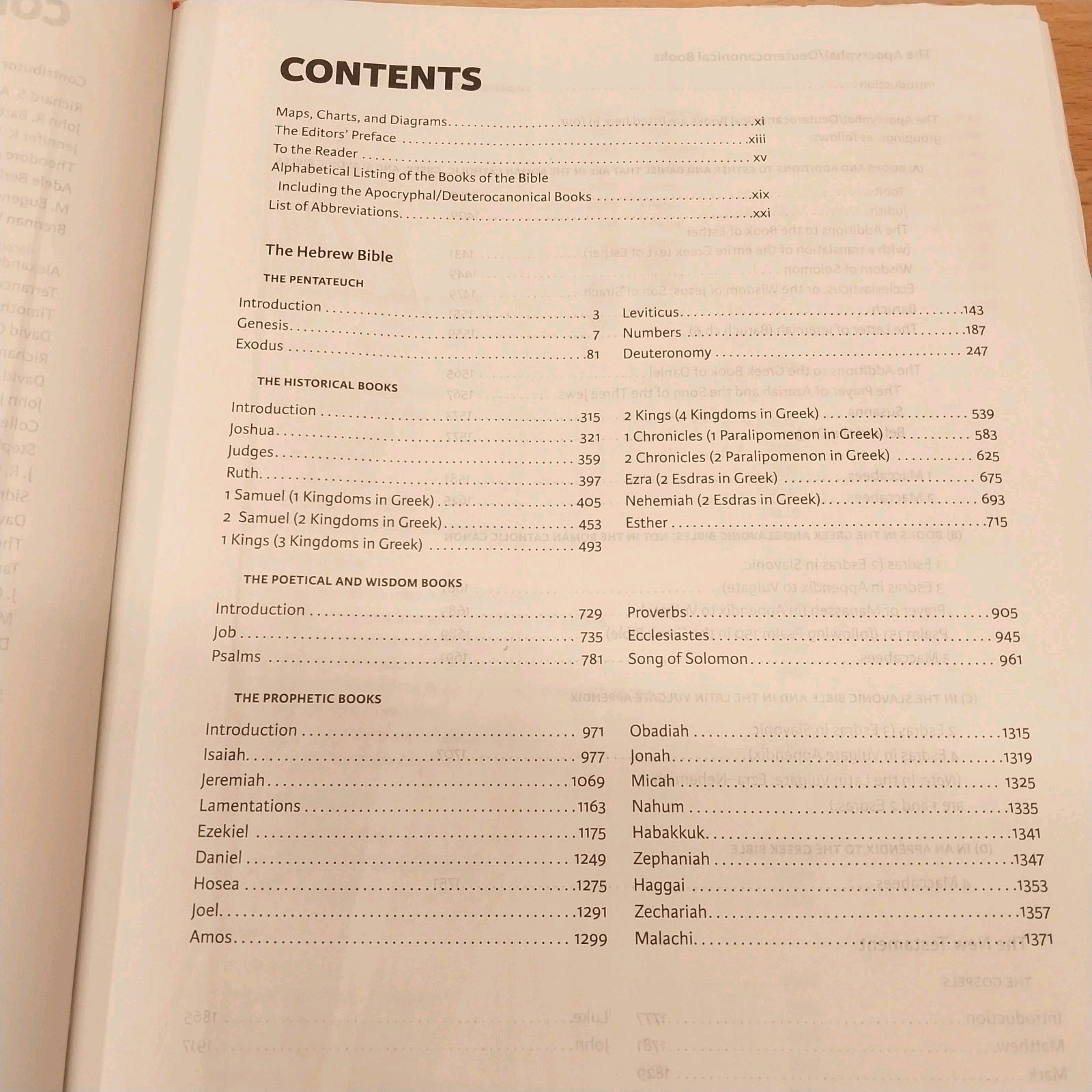 New Oxford Annotated Bible with Apocrypha : New Revised Standard Version 5th Ed.