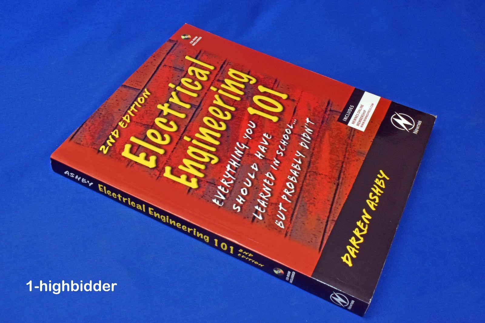 BRAND NEW! Electrical Engineering 101 w/ CD & Online Access Darren Ashby 2008