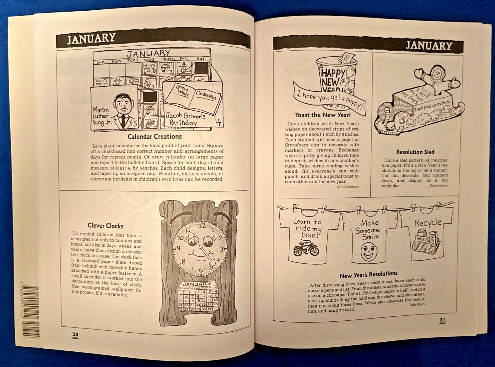 Lot of 3: Arts and Crafts for Dec – Feb, Crafts for Children, Literacy Creative