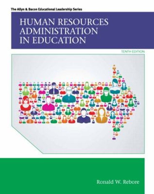 Human Resources Administration in Education Hardcover Ronald Rebo