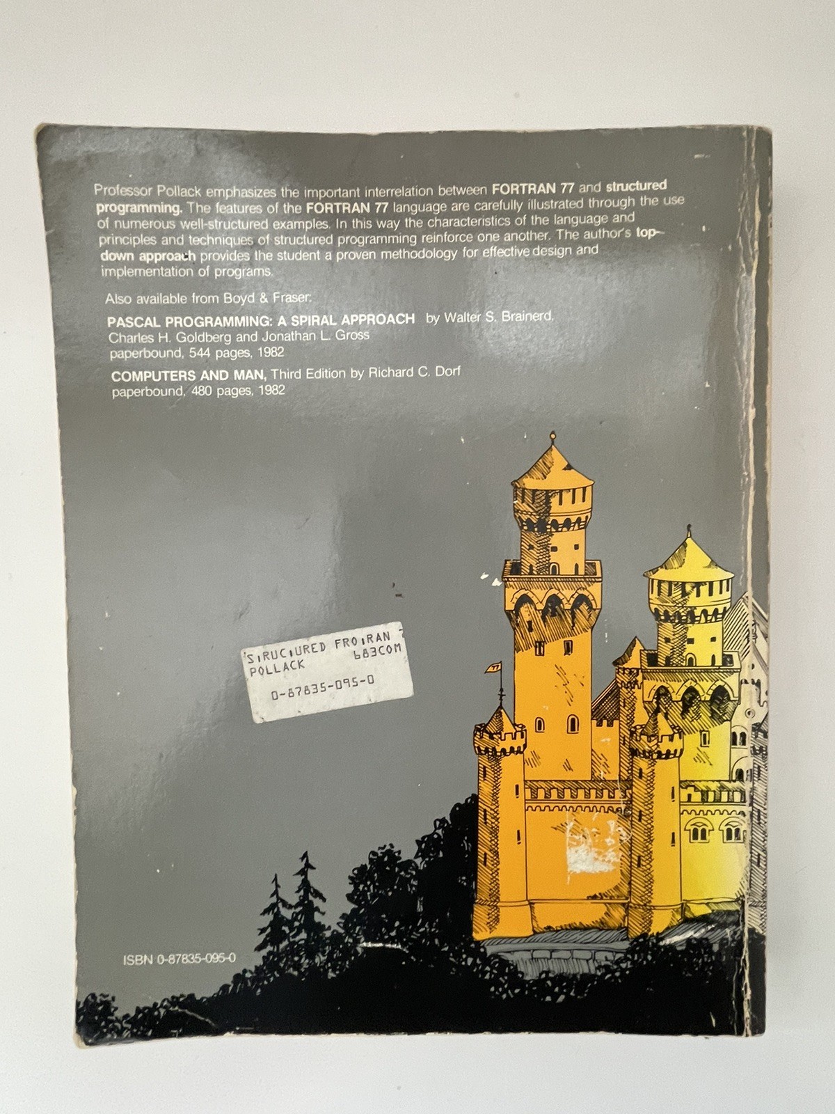 Structured Fortran 77 Programming by Seymour V Pollack 1982 Softcover 496 pages