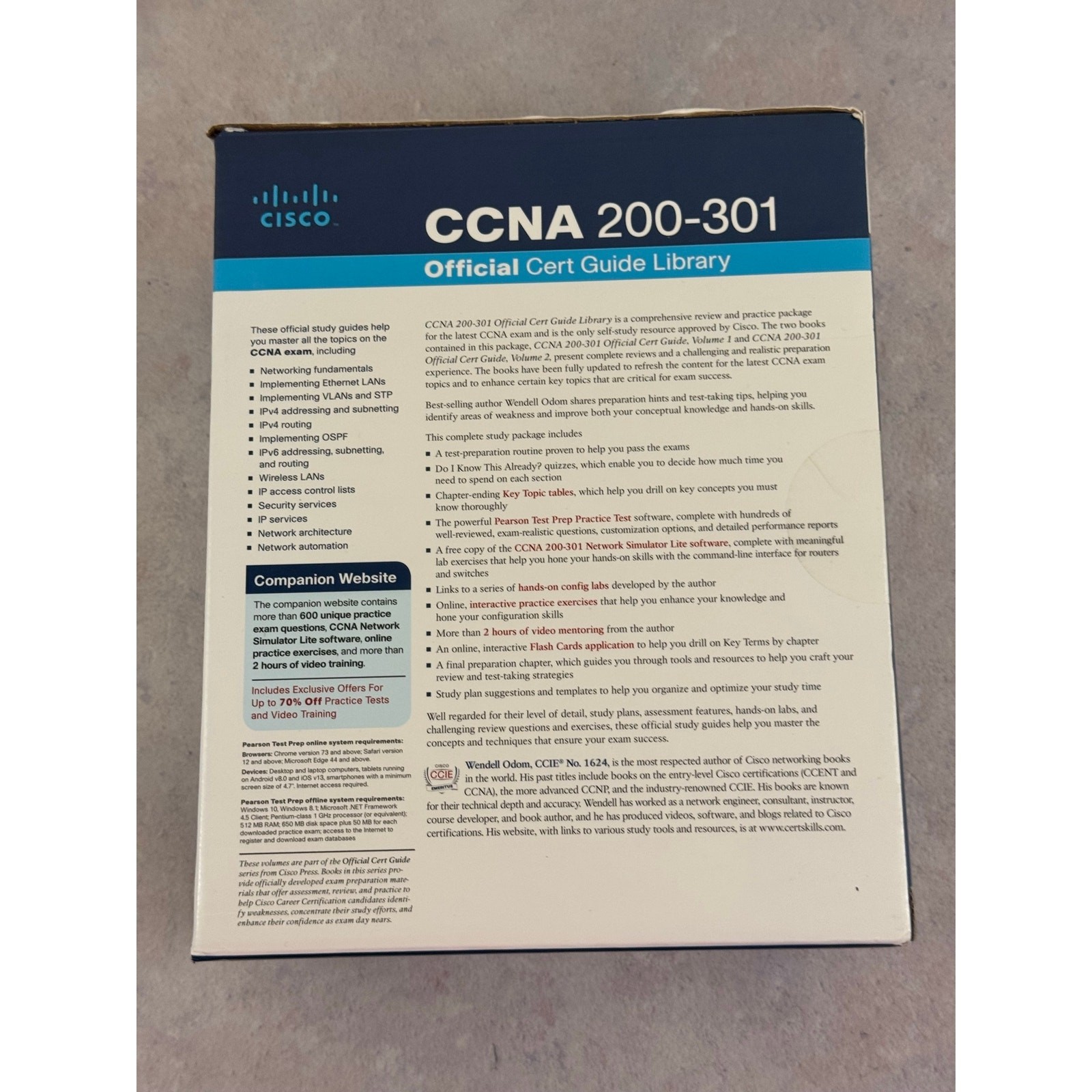 Official Cert Guide Ser.: CCNA 200-301 Official Cert Guide Library Vol. 1 and 2