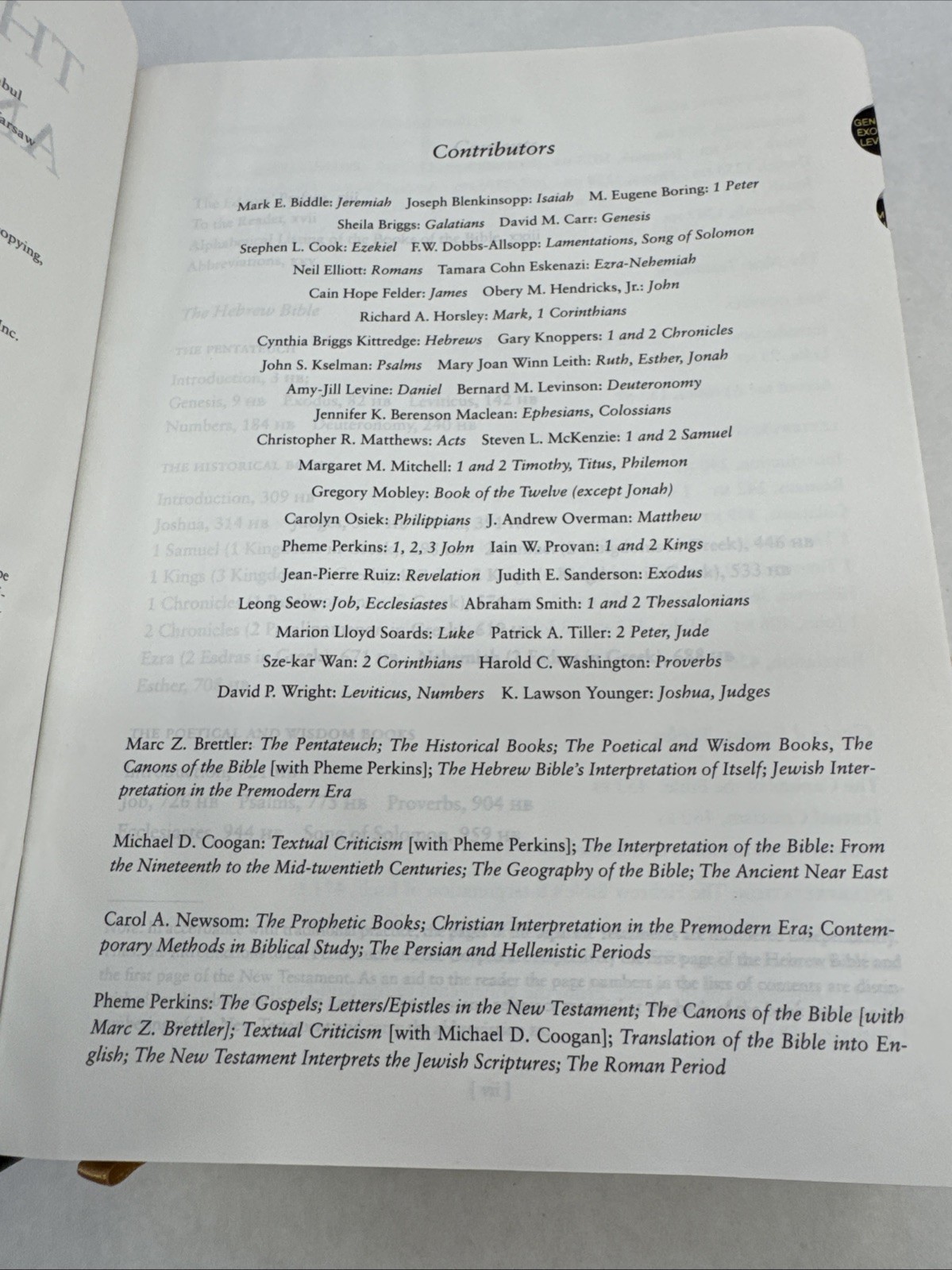 2007 NRSV The New Oxford Annotated Bible Augmented Third Edition 9714 Black