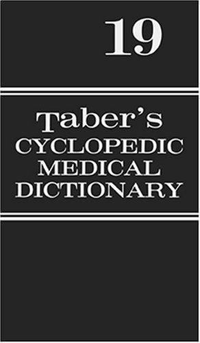 Taber’s Cyclopedic Medical Dictio- 9780803606548, hardcover, Donald Editor Venes