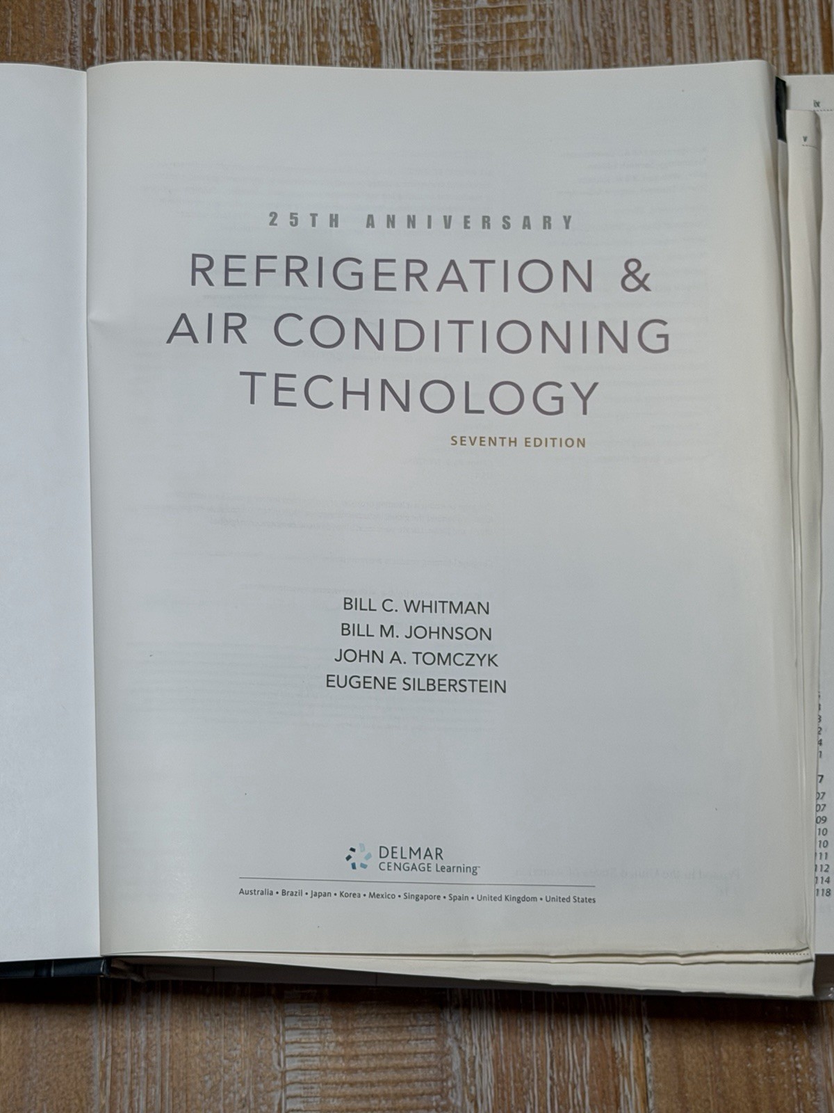 Refrigeration and Air Conditioning Technology – Hardcover 25th Anniversary